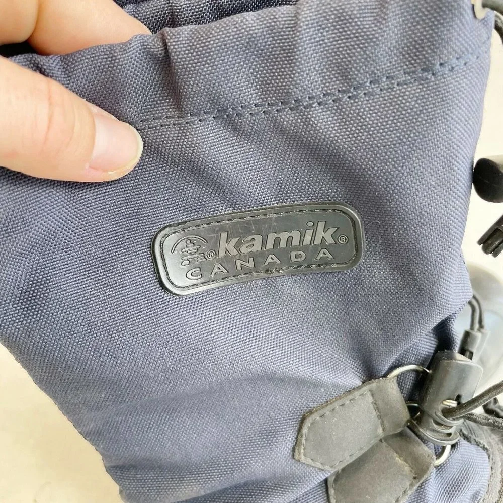Kamik Youth Kids Waterproof Insulated‎ Winter Snow Boots Blue Size 11 Outdoor